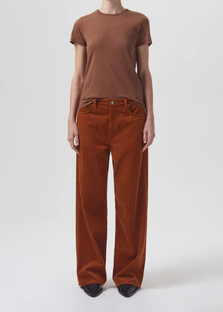 Annise Slim Tee in Beeswax