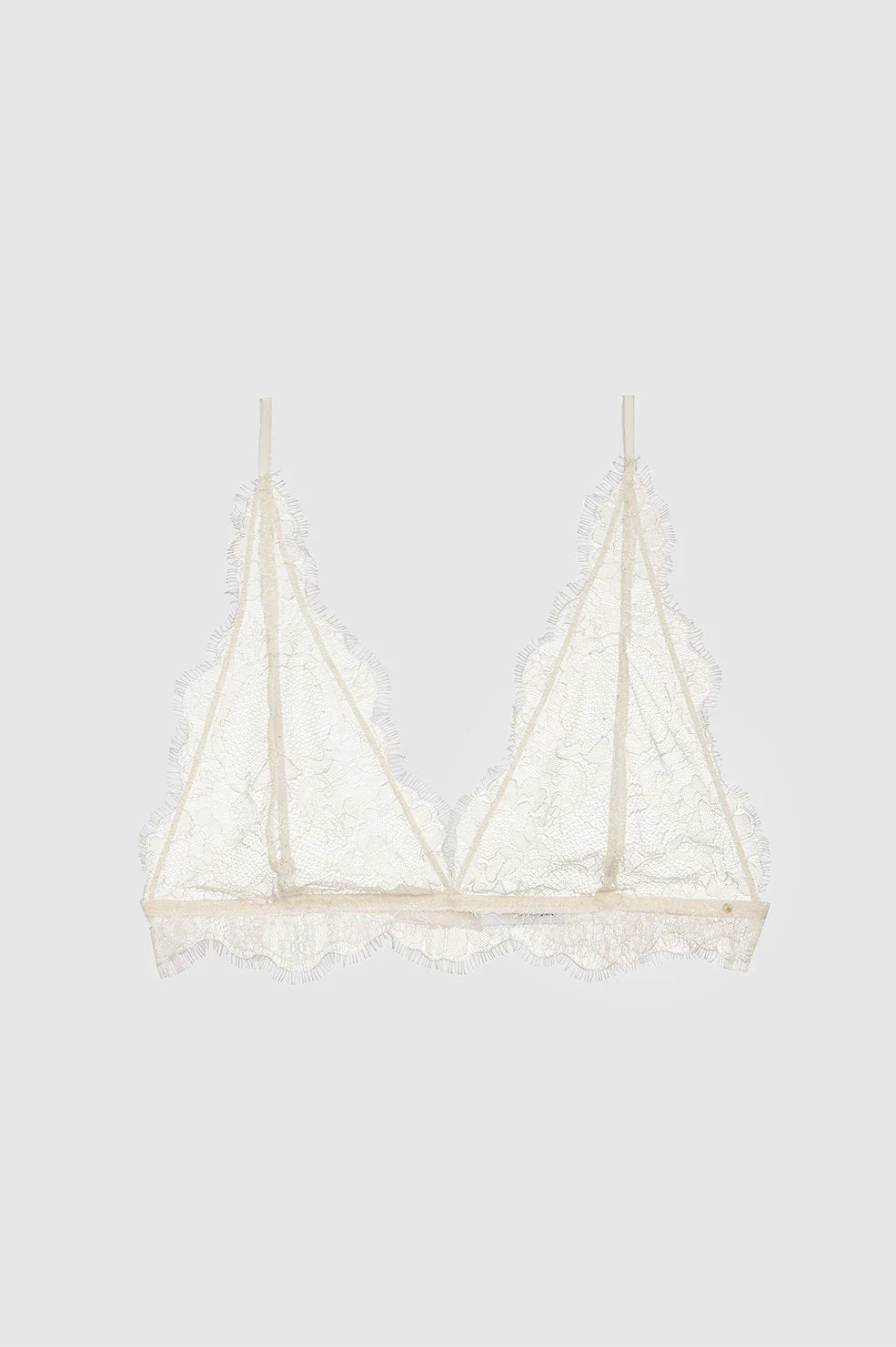 Delicate Lace Bra in Ivory