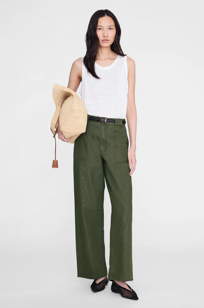 Grayson Pant in Army Green