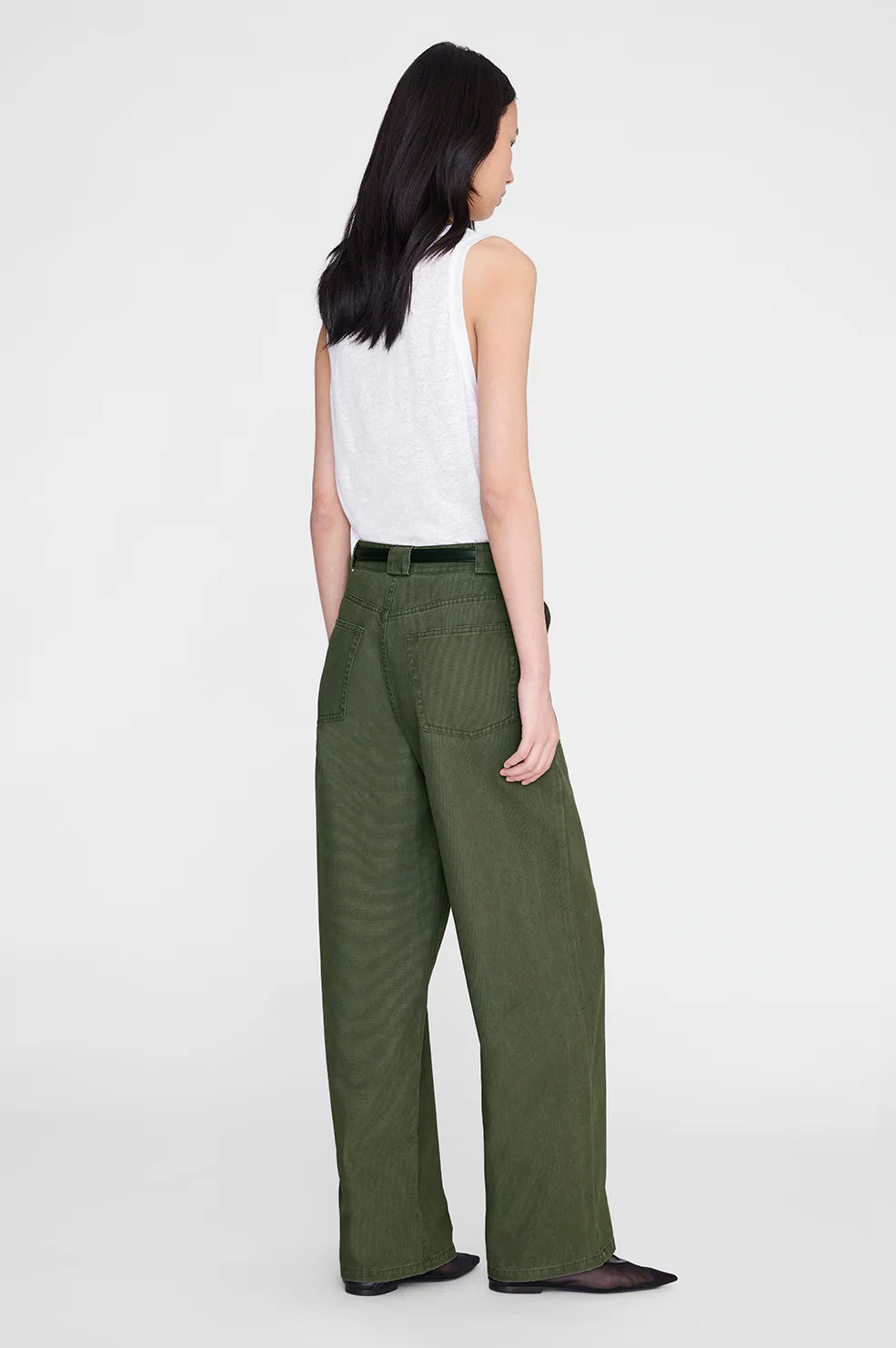 Grayson Pant in Army Green