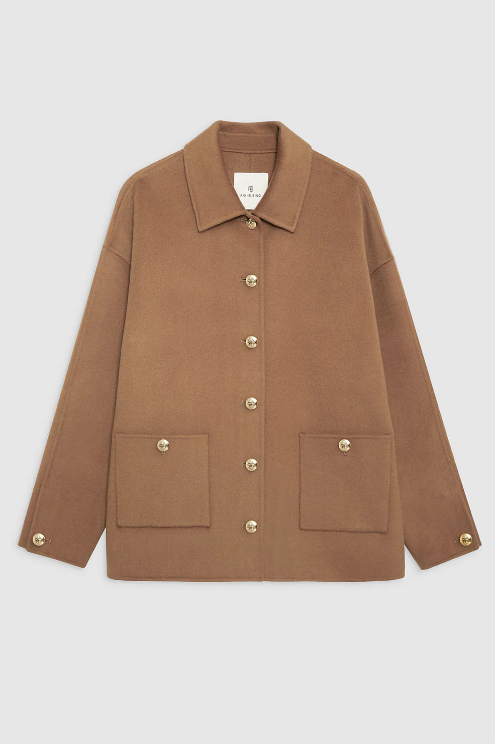 Luca Jacket in Camel Cashmere Blend