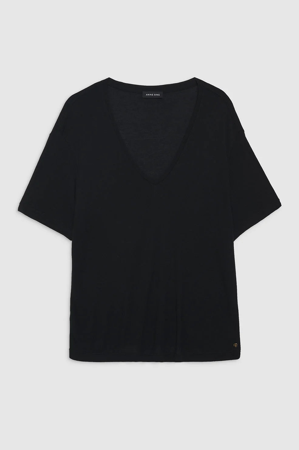 Vale Tee in Black Cashmere Blend