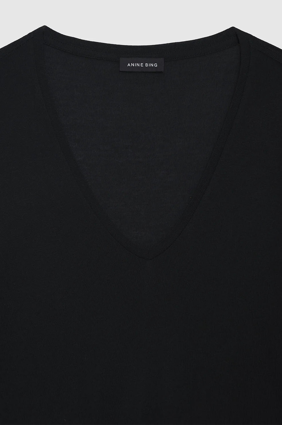 Vale Tee in Black Cashmere Blend