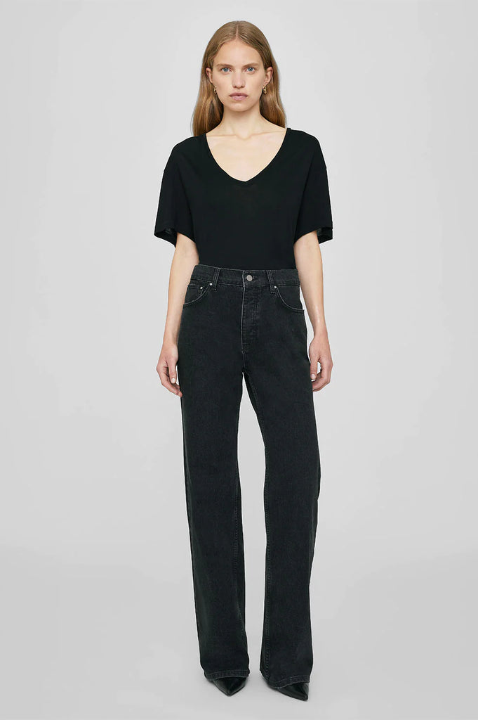 Vale Tee in Black Cashmere Blend