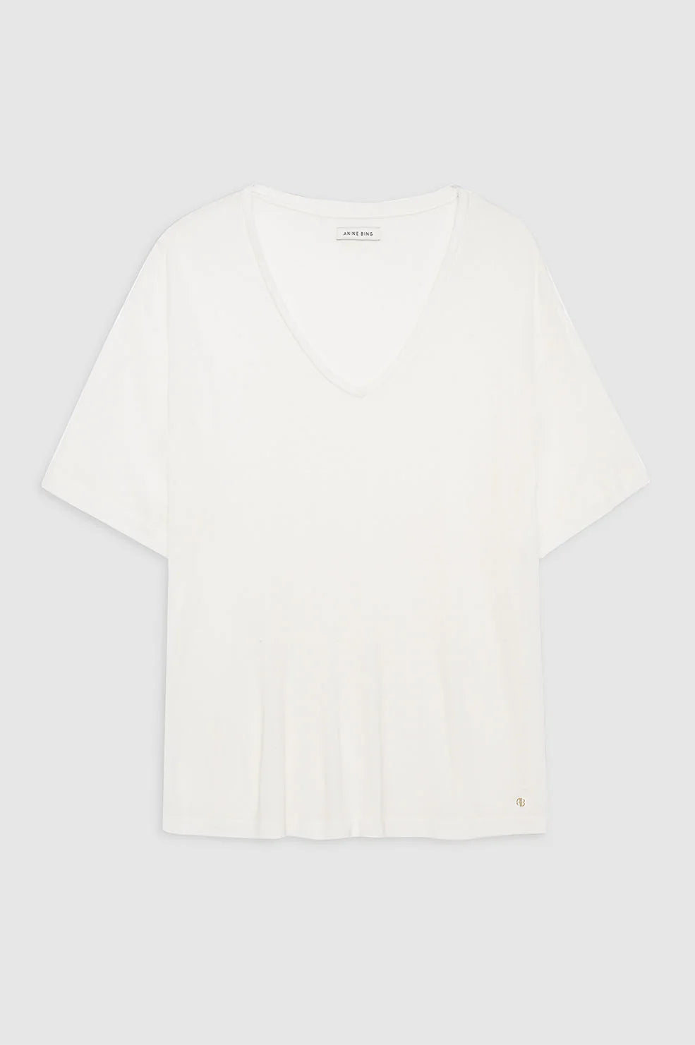 Vale Tee in Off White Cashmere Blend