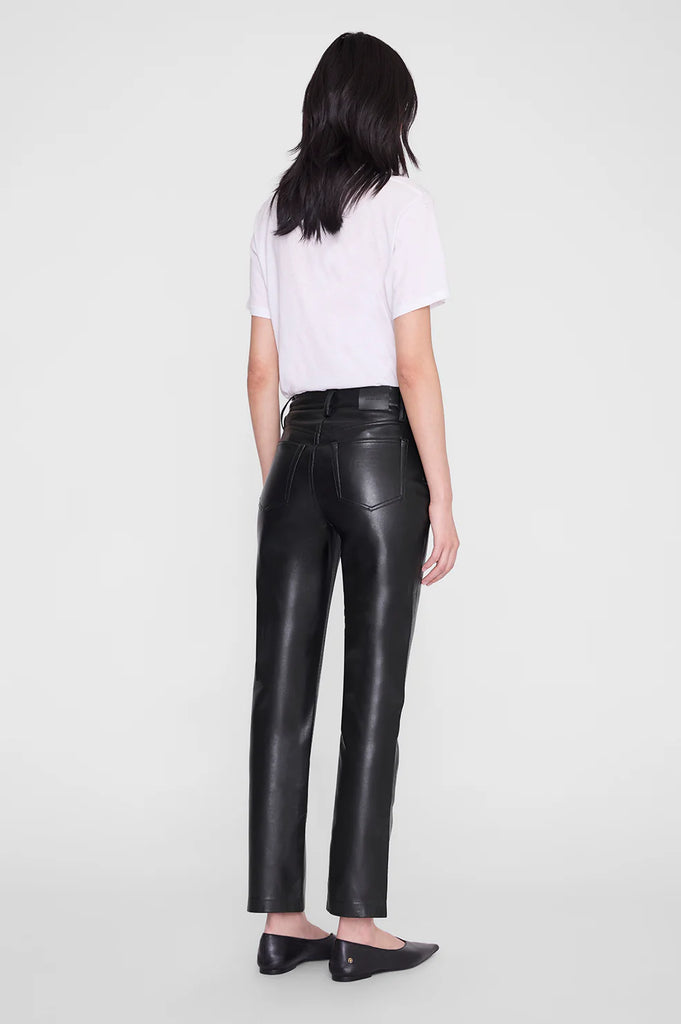 Bruno Pant in Black Recycled Leather