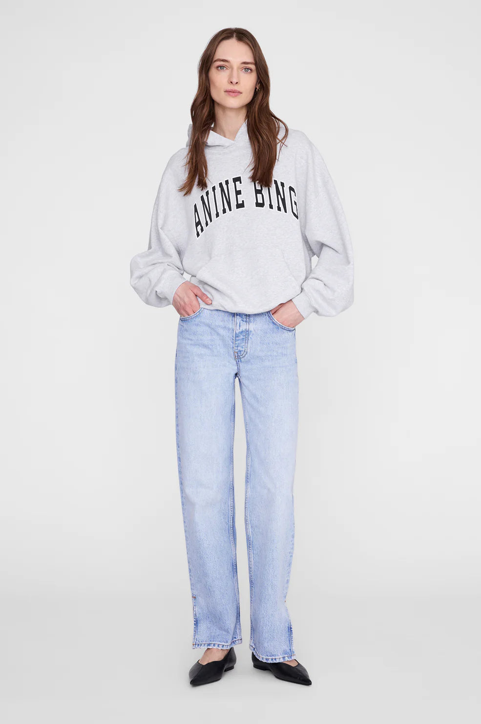 Harvey Sweatshirt New Classic in Medium Heather Grey