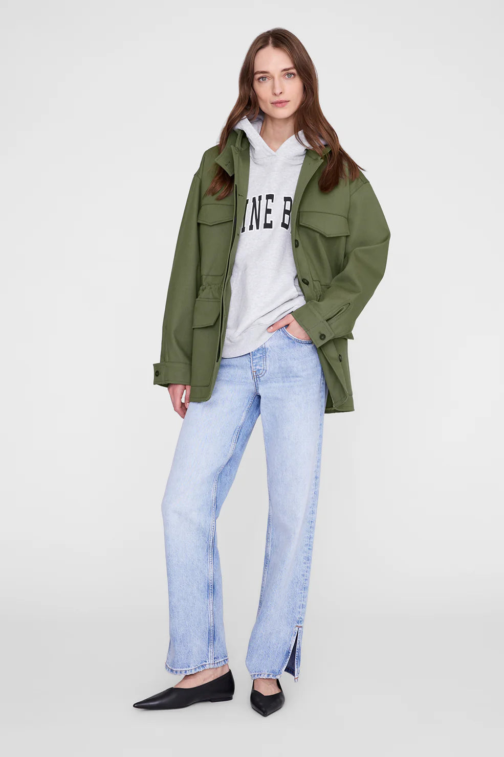 Harvey Sweatshirt New Classic in Medium Heather Grey