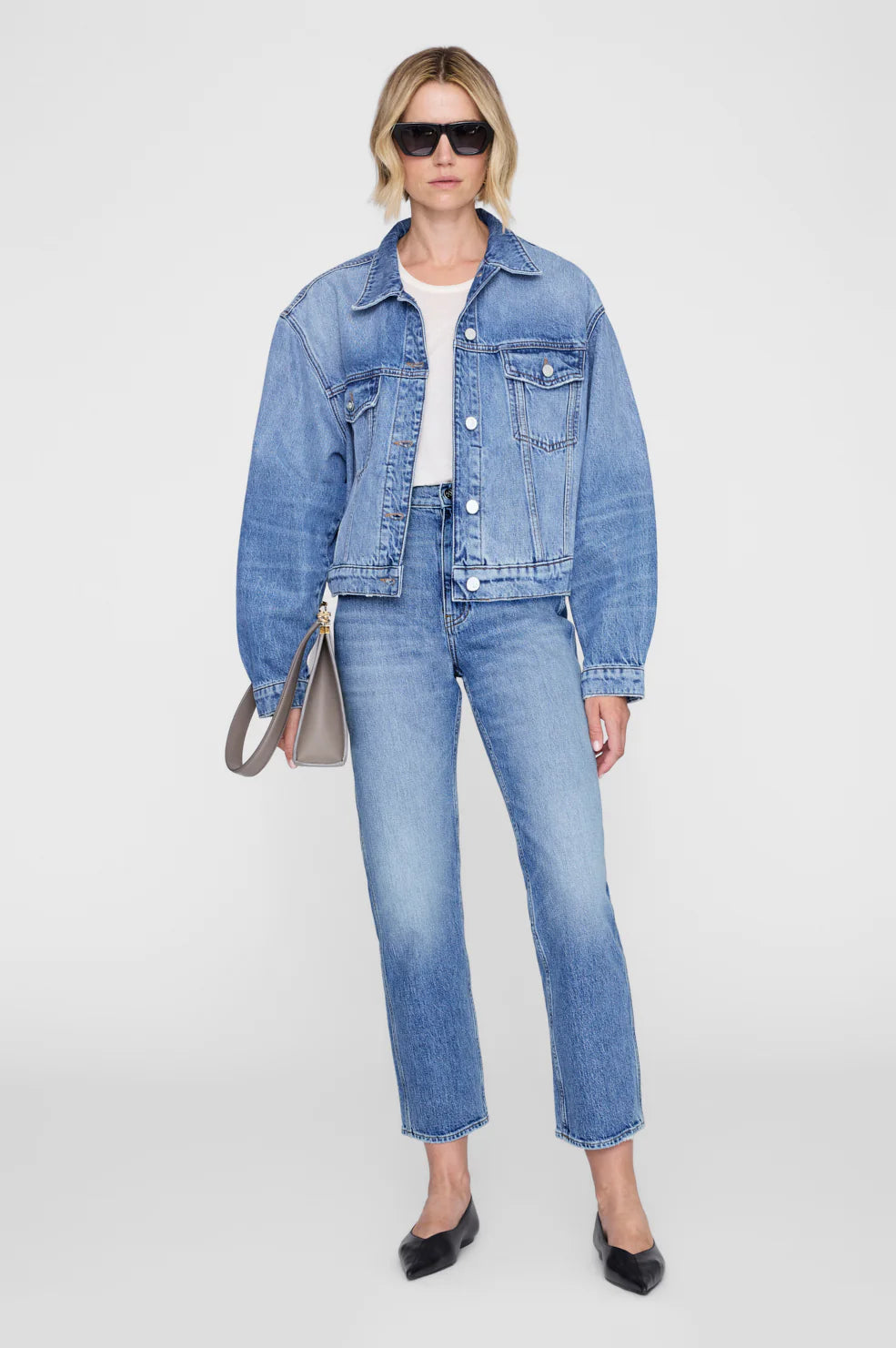 Quincy Jacket in Cascade Blue