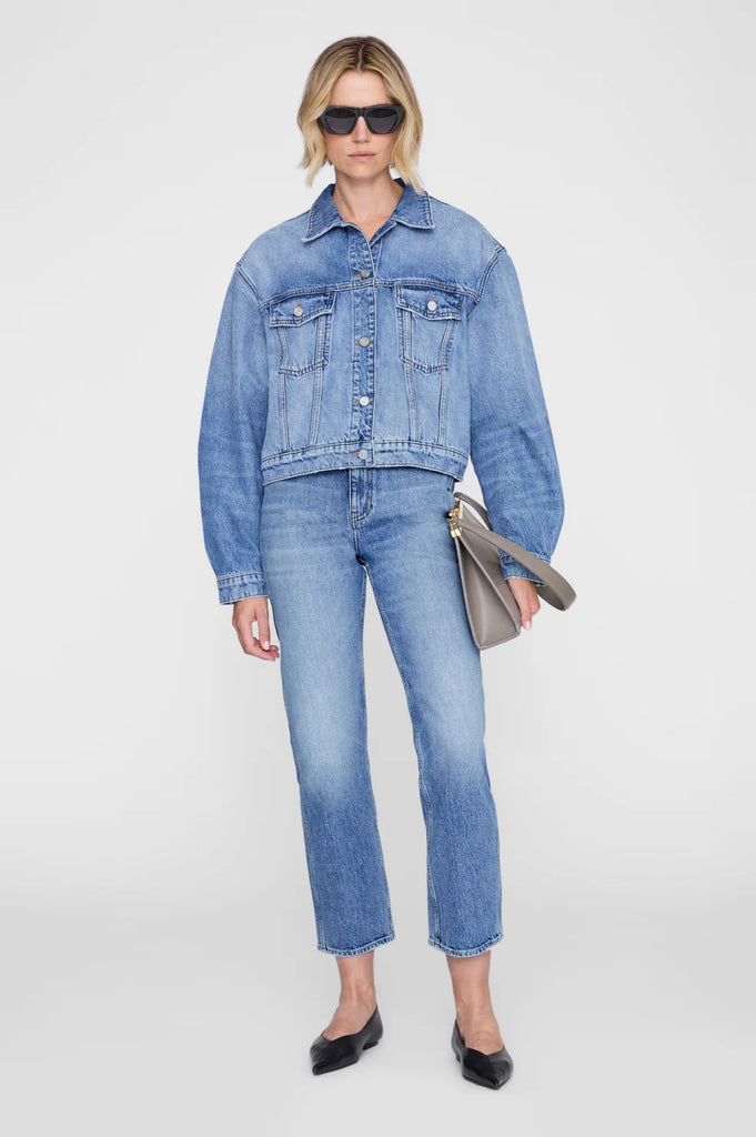 Quincy Jacket in Cascade Blue