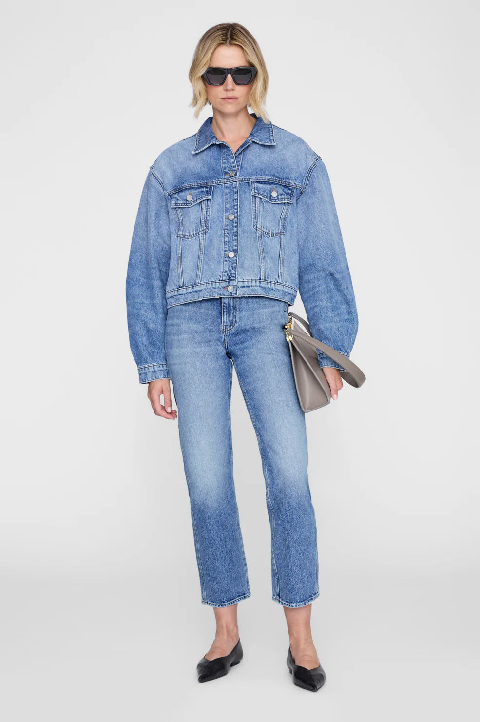 Quincy Jacket in Cascade Blue