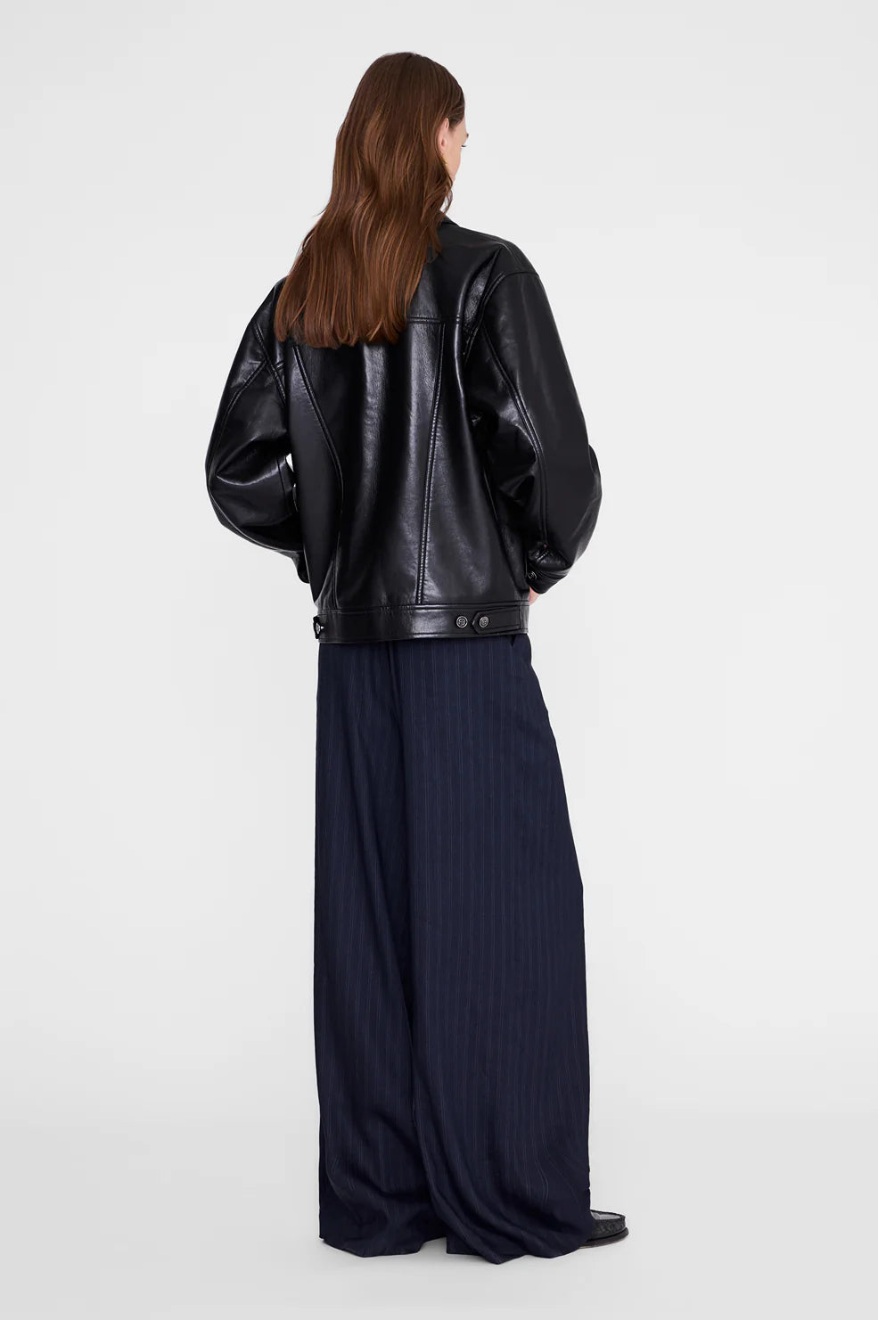 Rory Jacket in Black Recycled Leather