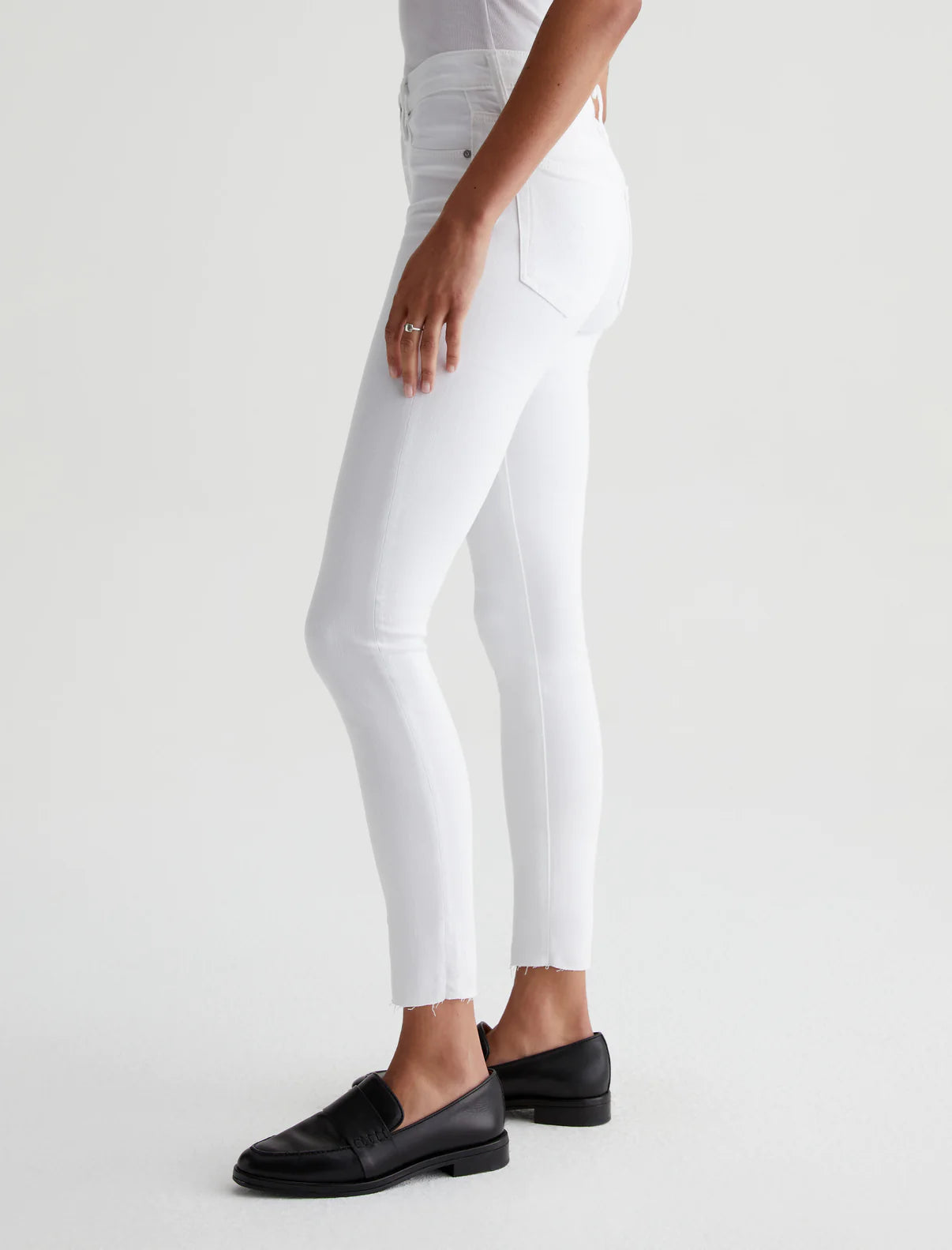 Farrah Skinny Ankle in White