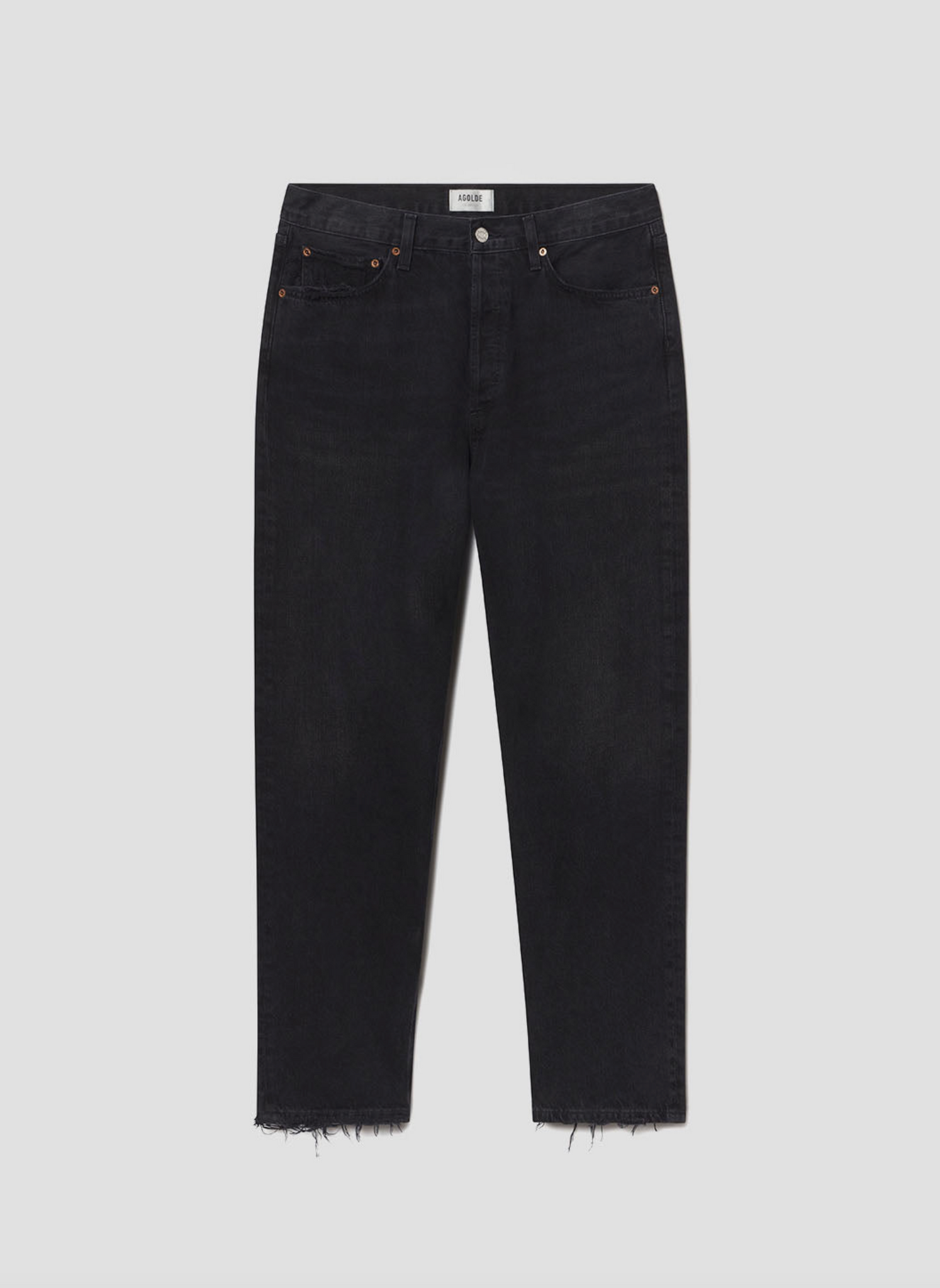 90's Mid Rise Straight in Tar