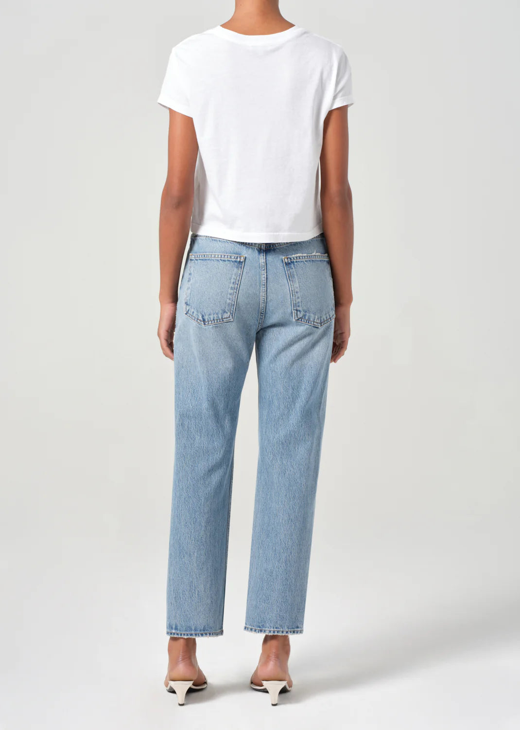 90's Pinch Waist Crop in Stage