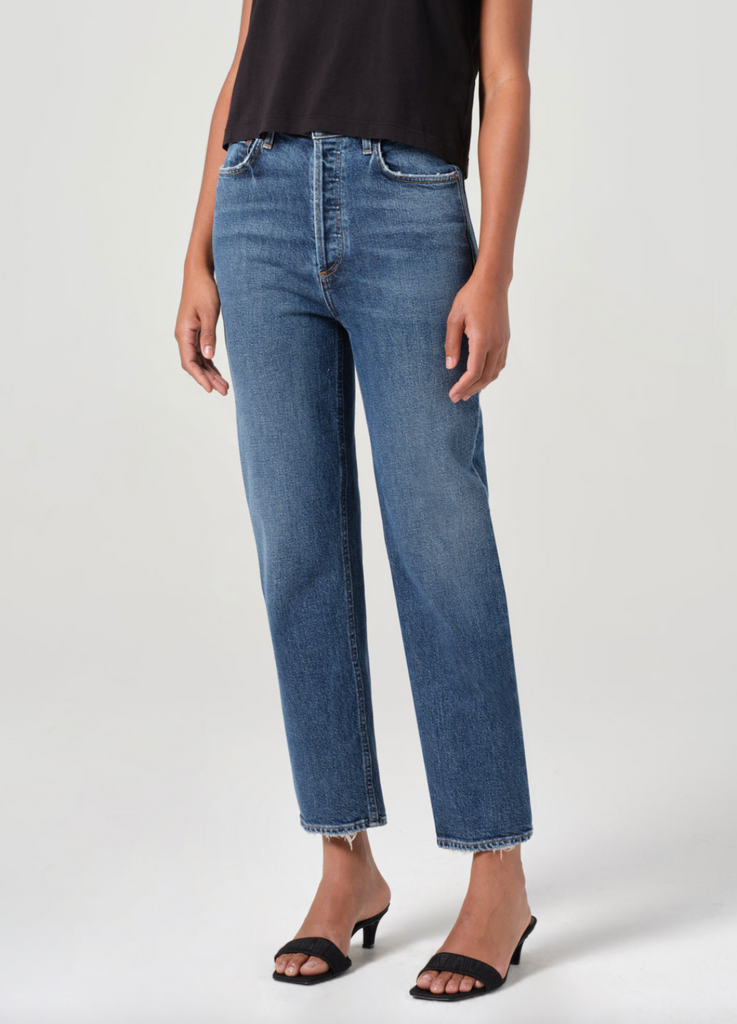 90's Pinch Waist Crop in Solace