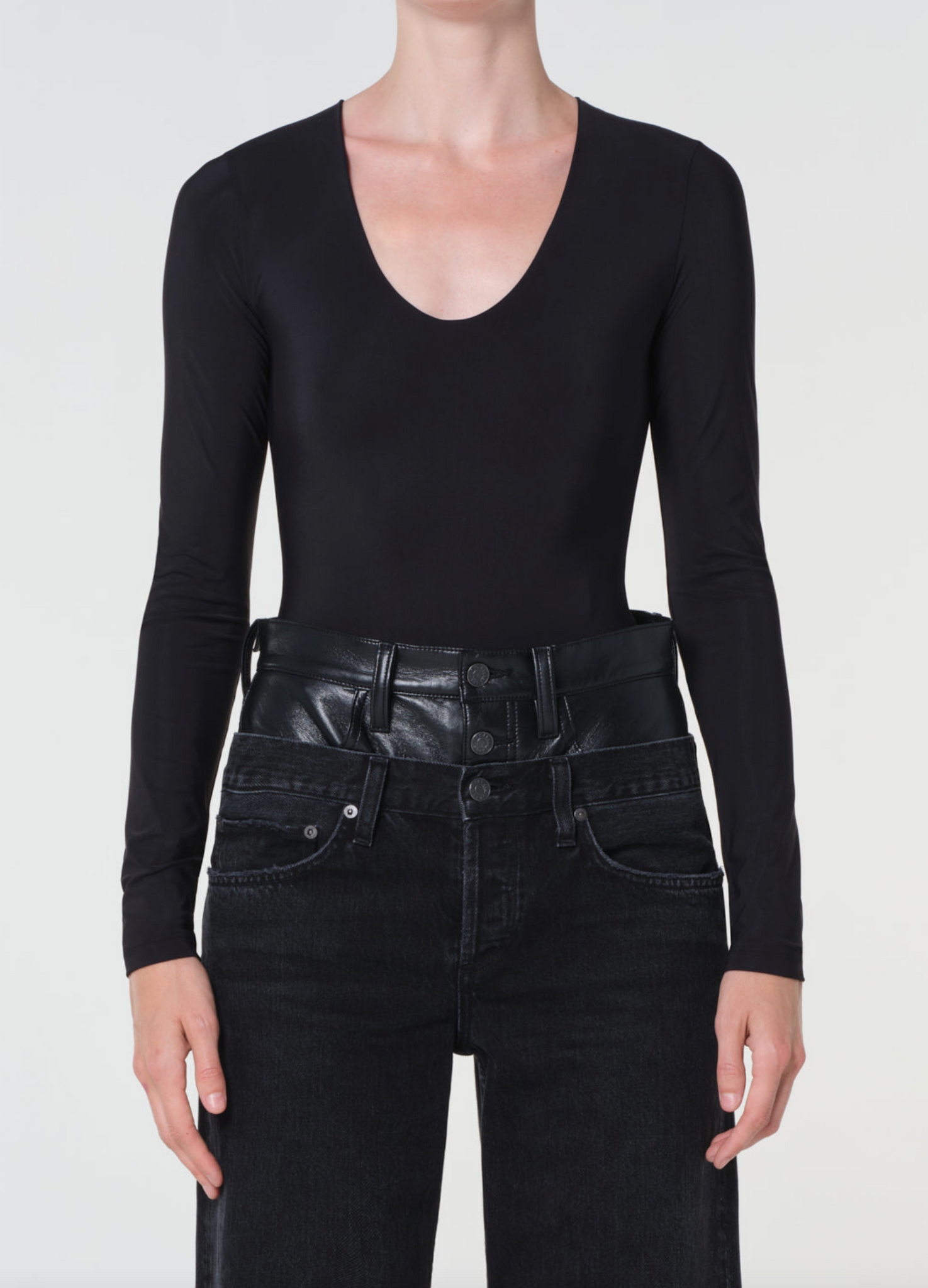 Clem Bodysuit in Black