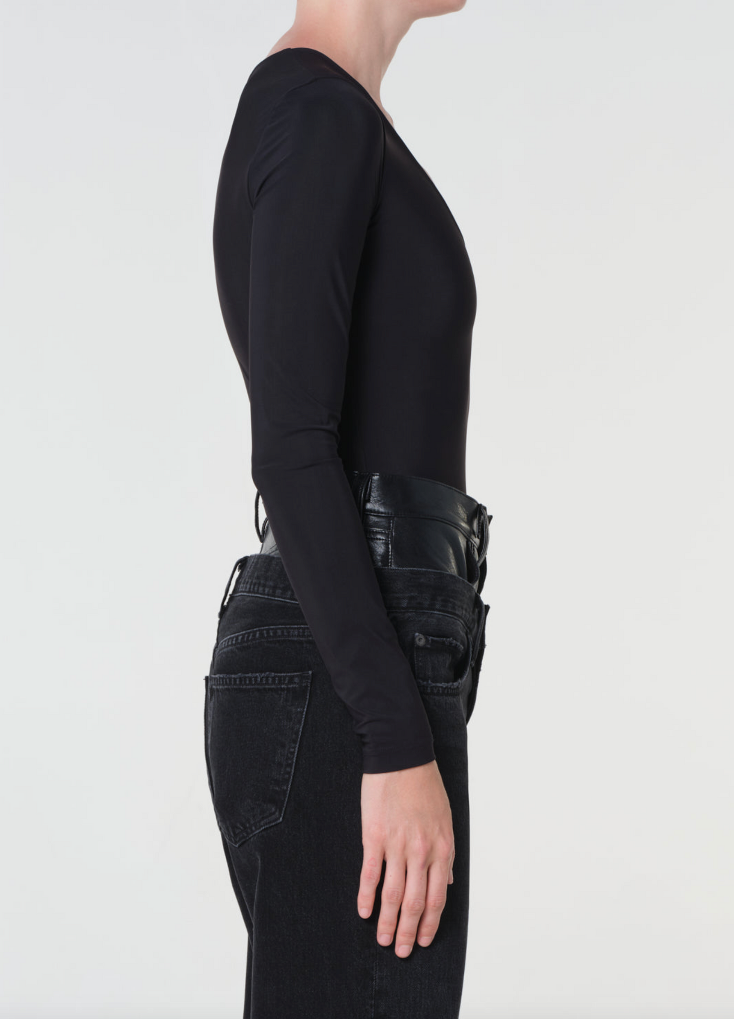 Clem Bodysuit in Black