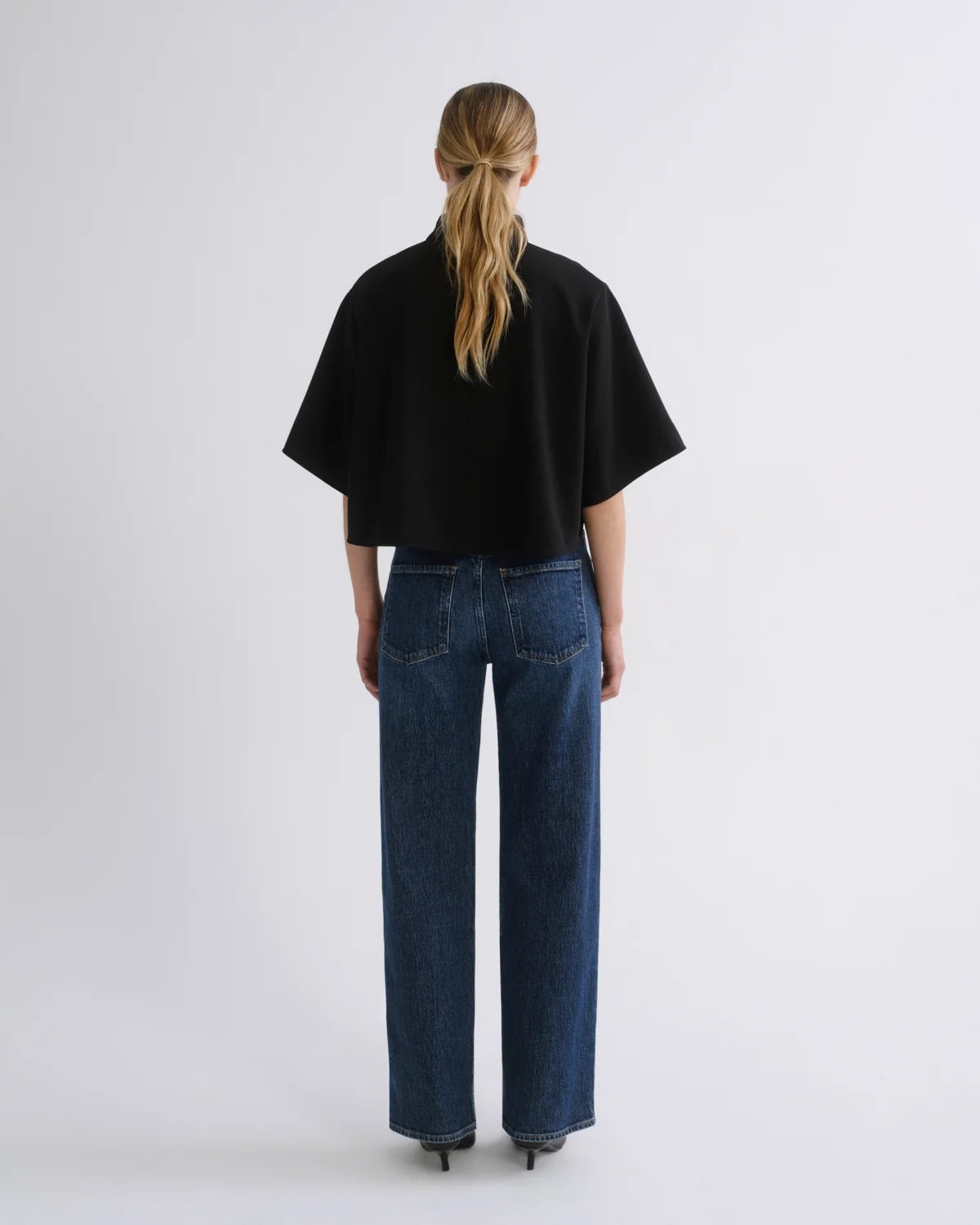 Harper Straight Jean (Stretch) in Echo