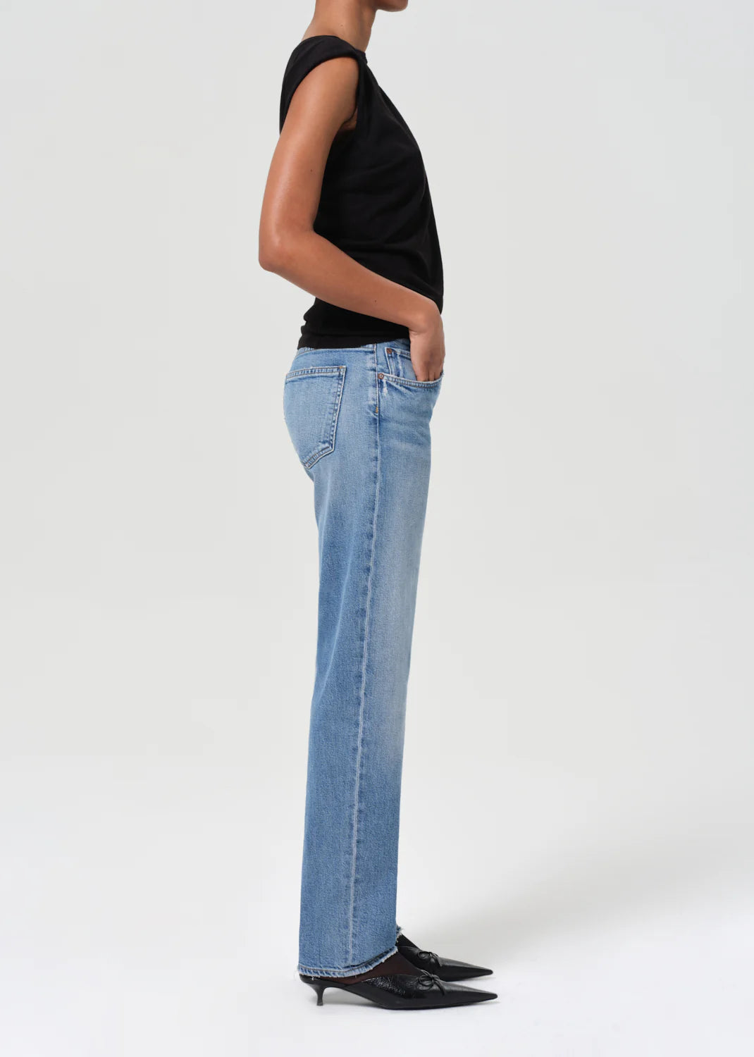 Low Rise Slim (Stretch) in Kindle