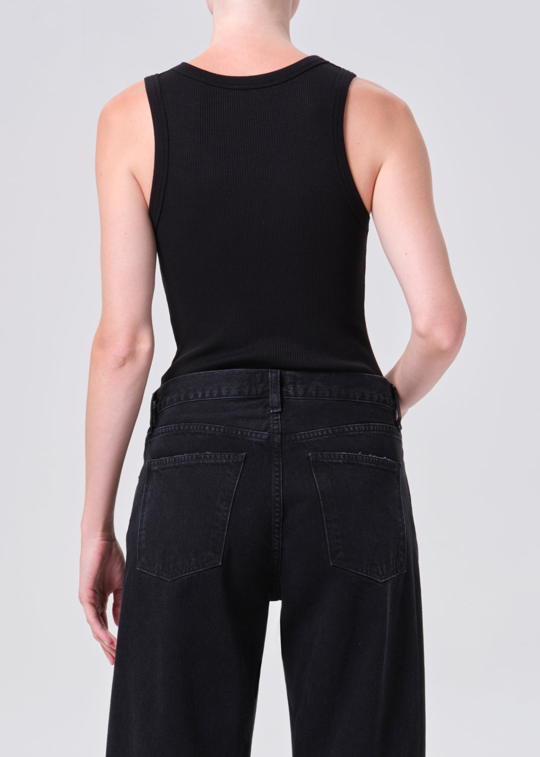Poppy Tank in Black