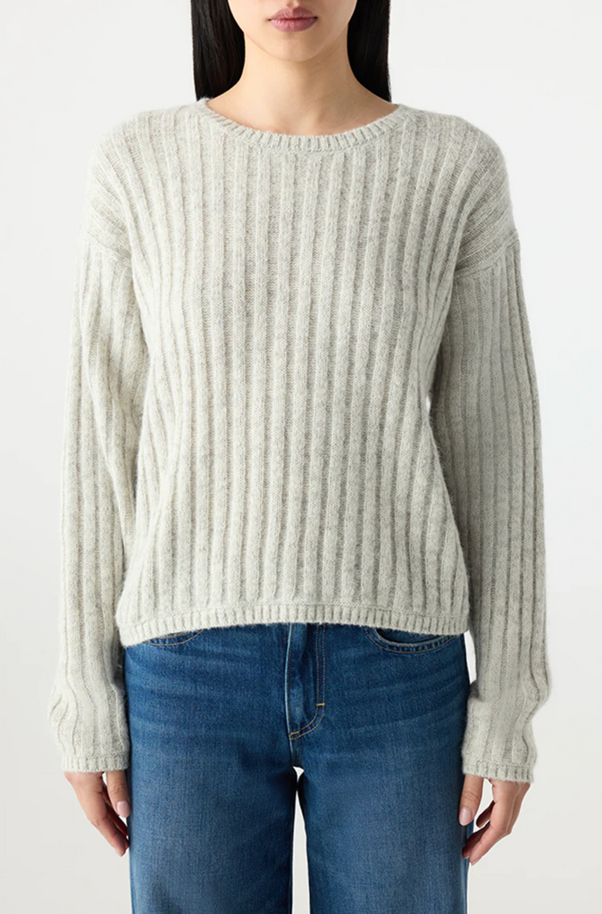 Hallie Sweater in Bone Heather