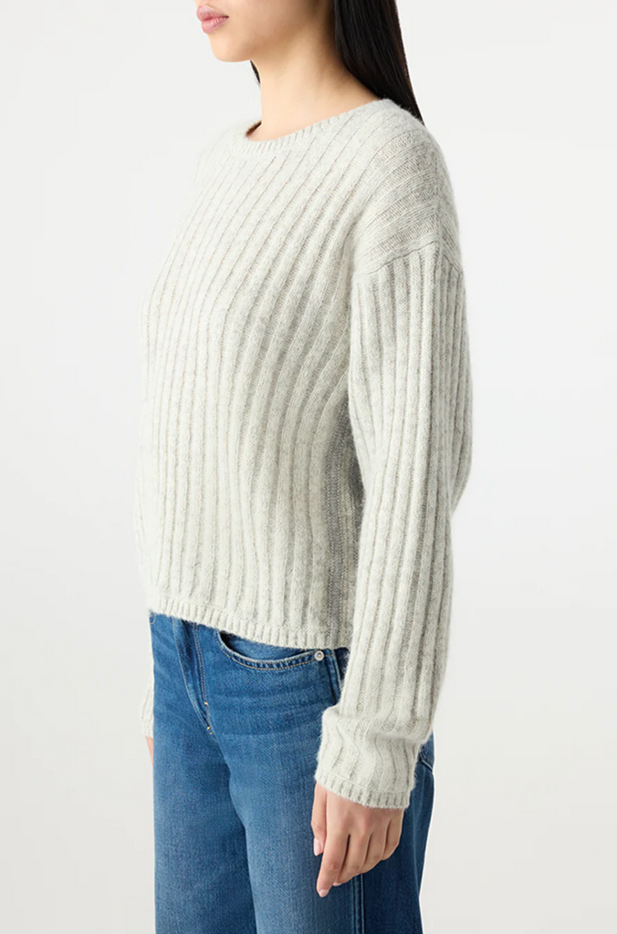 Hallie Sweater in Bone Heather