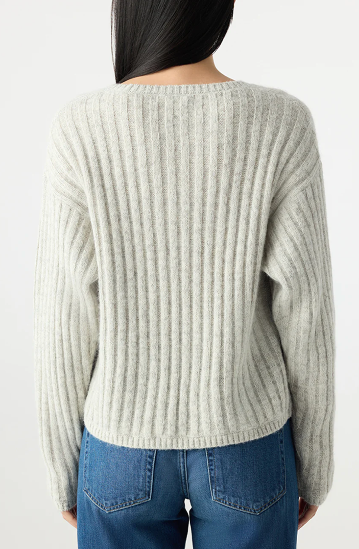 Hallie Sweater in Bone Heather