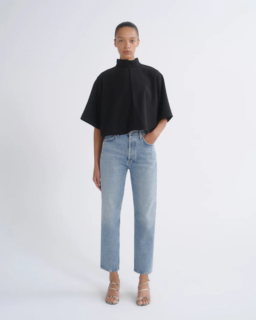90's Pinch Waist Crop in Stage