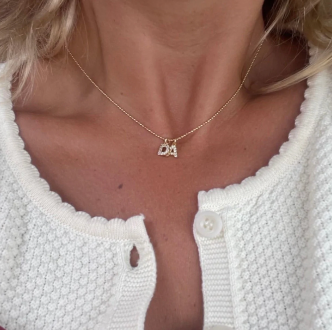 1MM Diamond Cut Gold Ball Chain Necklace | 16"