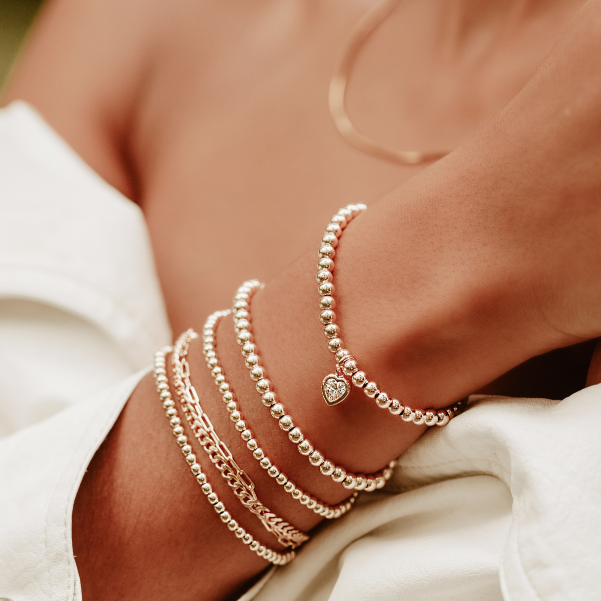 All My Heart Bracelet in Gold | 6.5"
