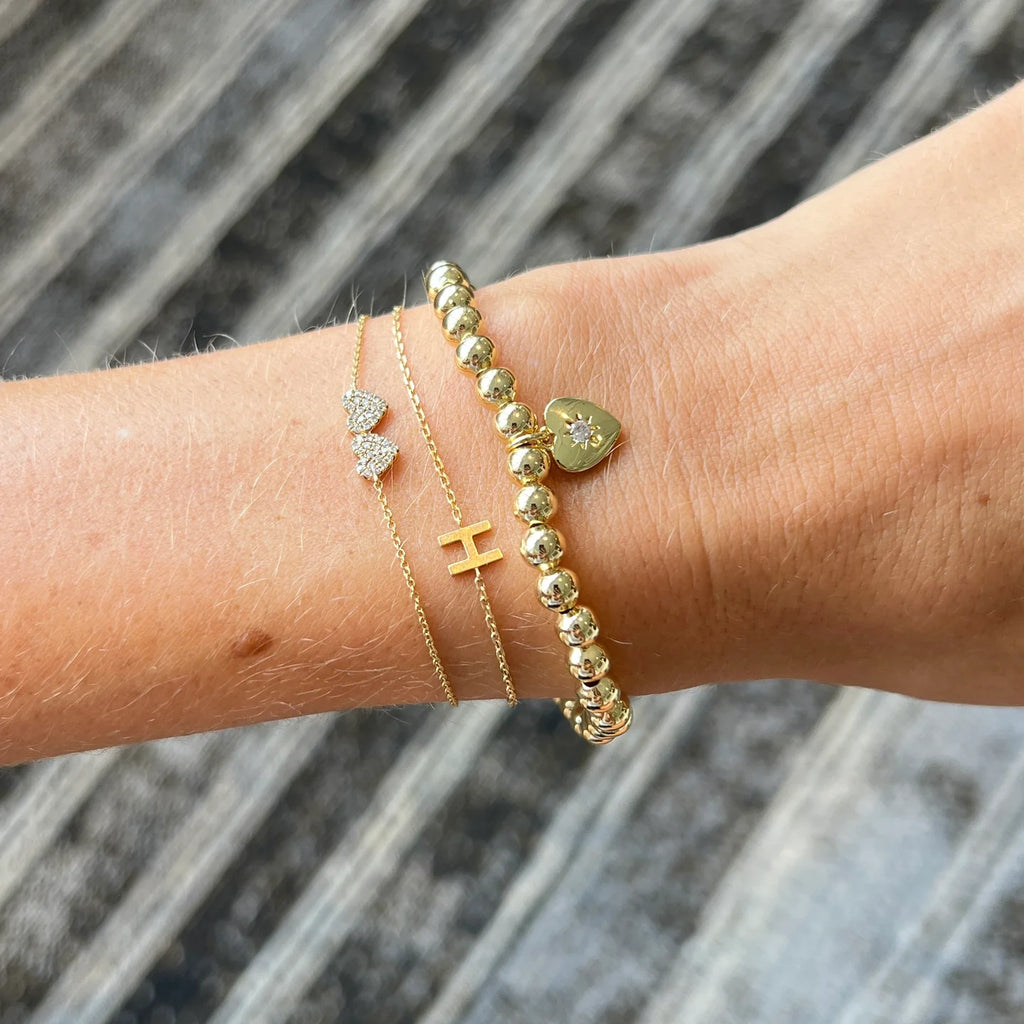 Celestial Love Bracelet in Gold | 7.5"