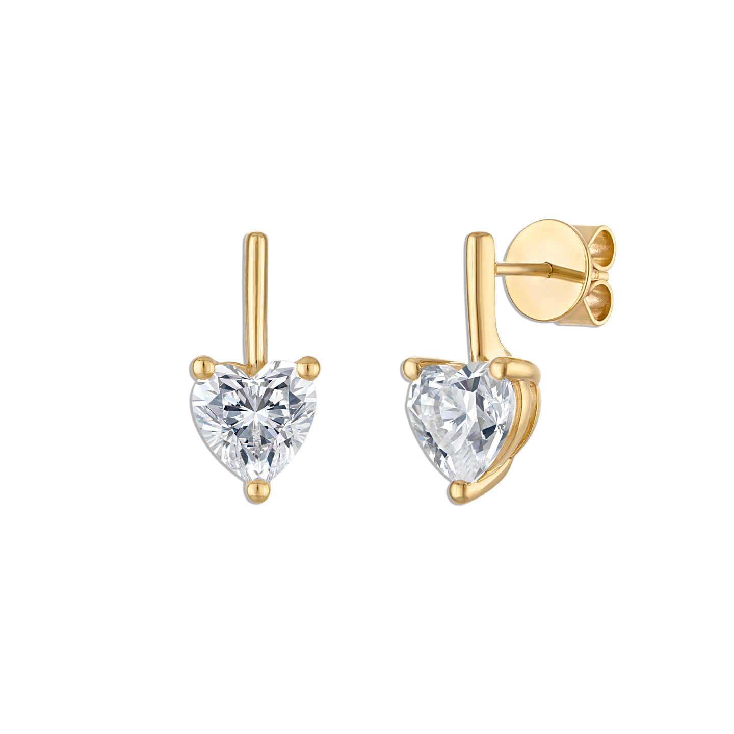 Linea Love Stud in Gold | Medium
