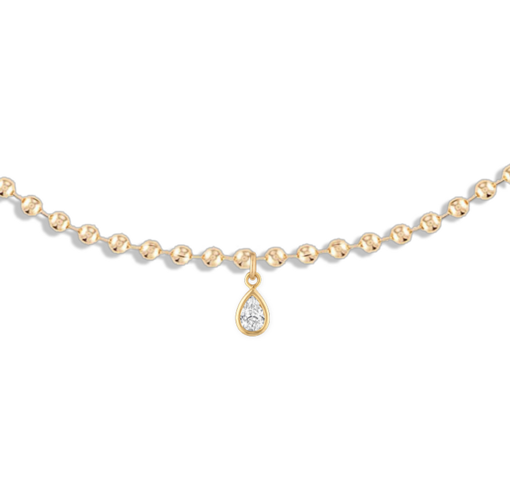 Mini Drop Necklace in Gold | 20"