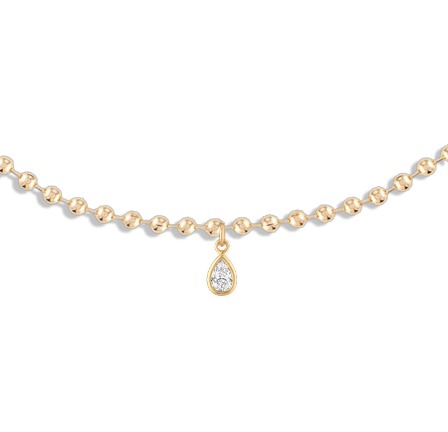 Mini Drop Necklace in Gold | 20"