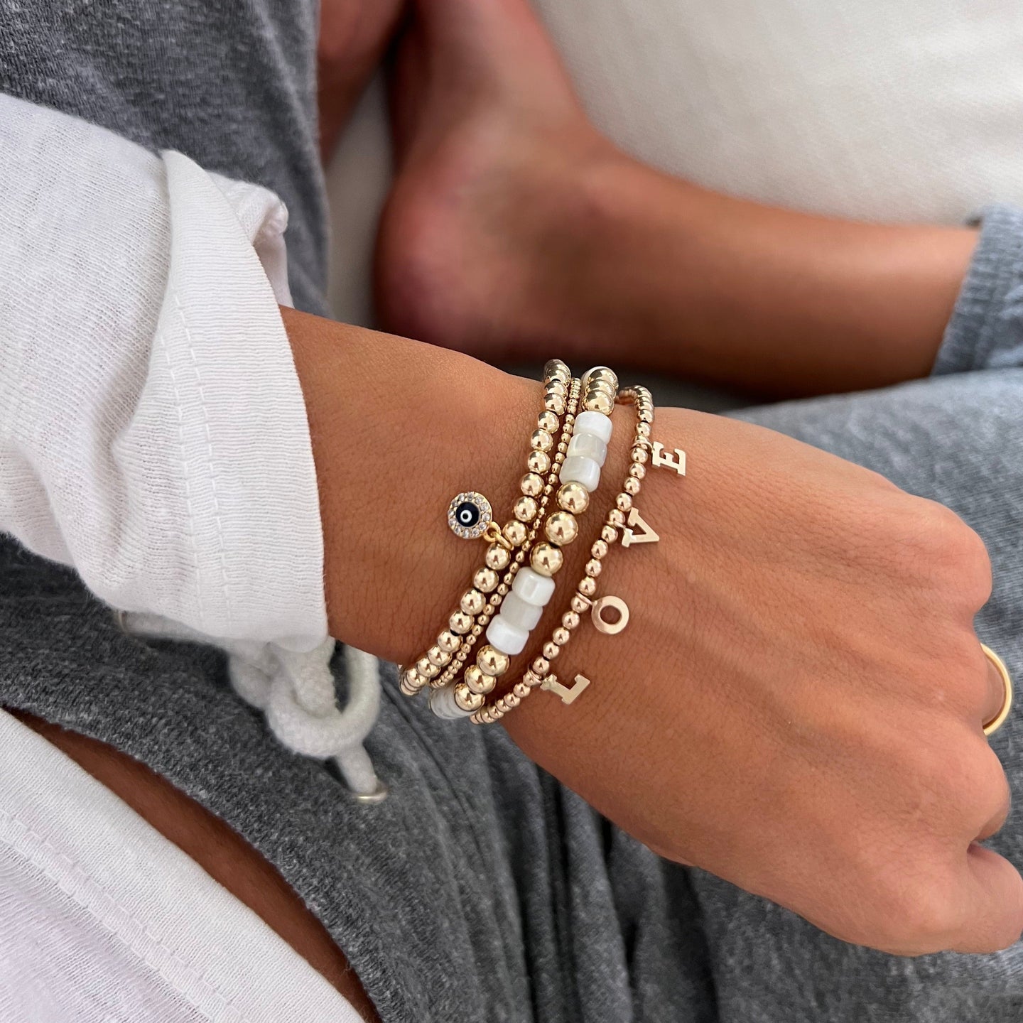 Protection Bracelet in Gold | 6.5"