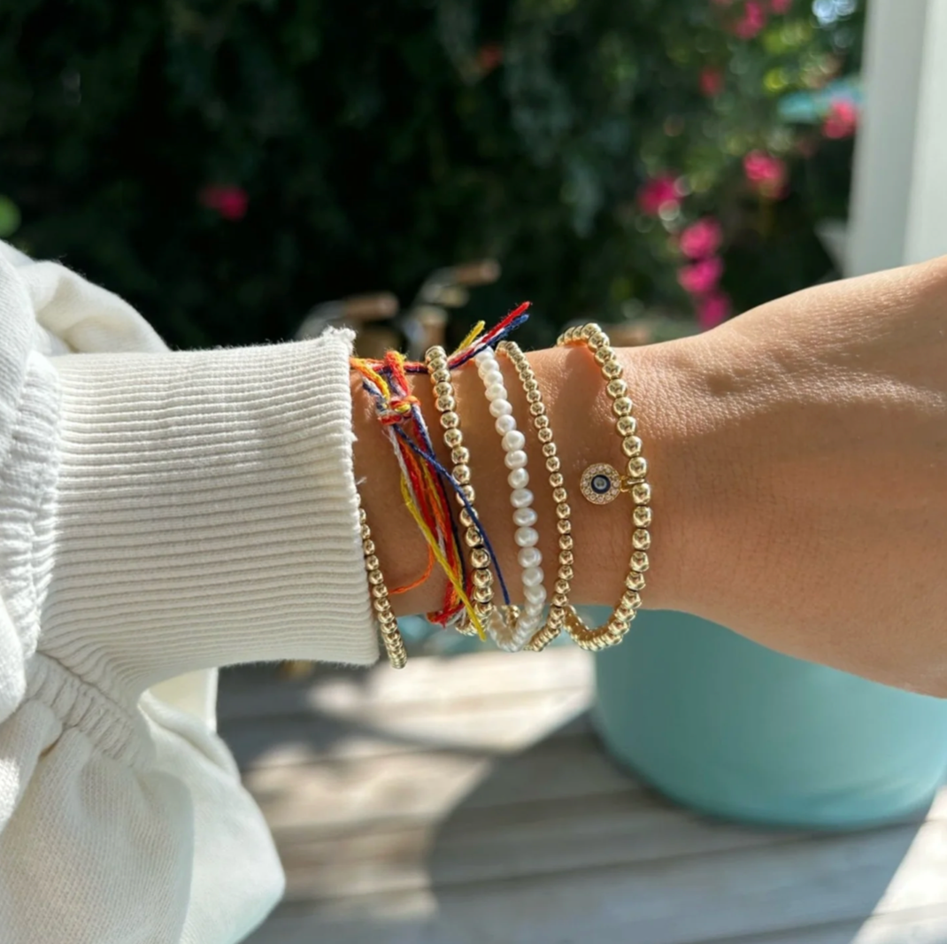 Protection Bracelet in Gold | 7.5"