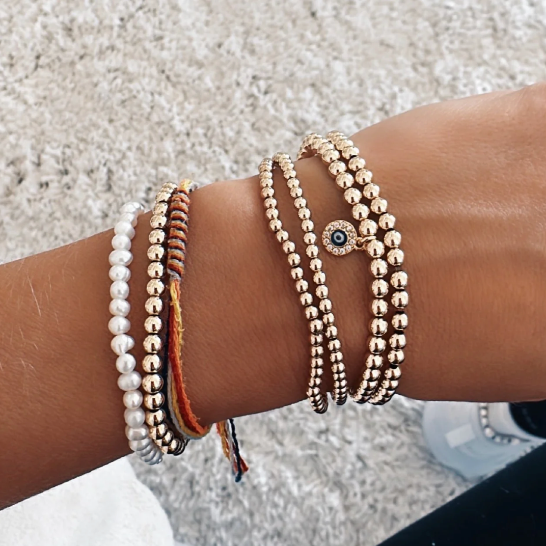 Protection Bracelet in Gold | 7.5"