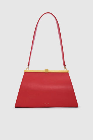 Anine Bag Smooth Leather in Tango Red