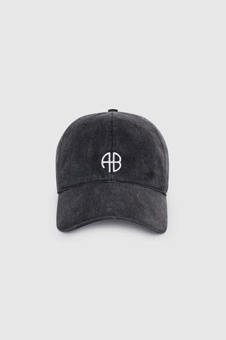 Jeremy Baseball Cap in Washed Smoke Grey