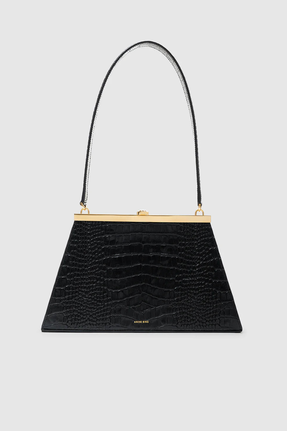 Anine Bag in Black Embossed