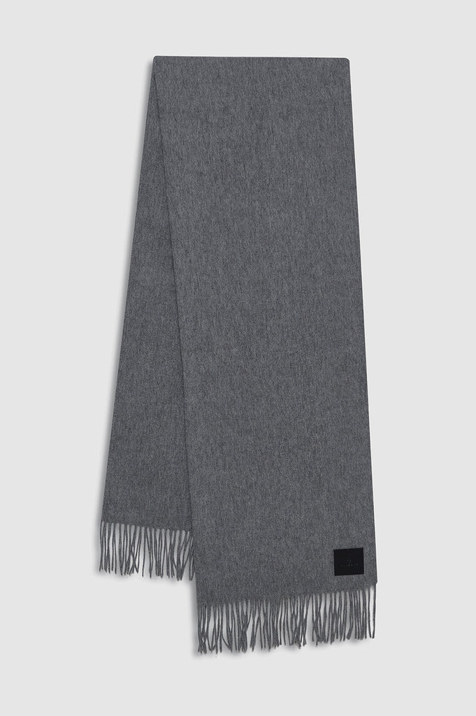 Augustina Scarf in Grey Wool