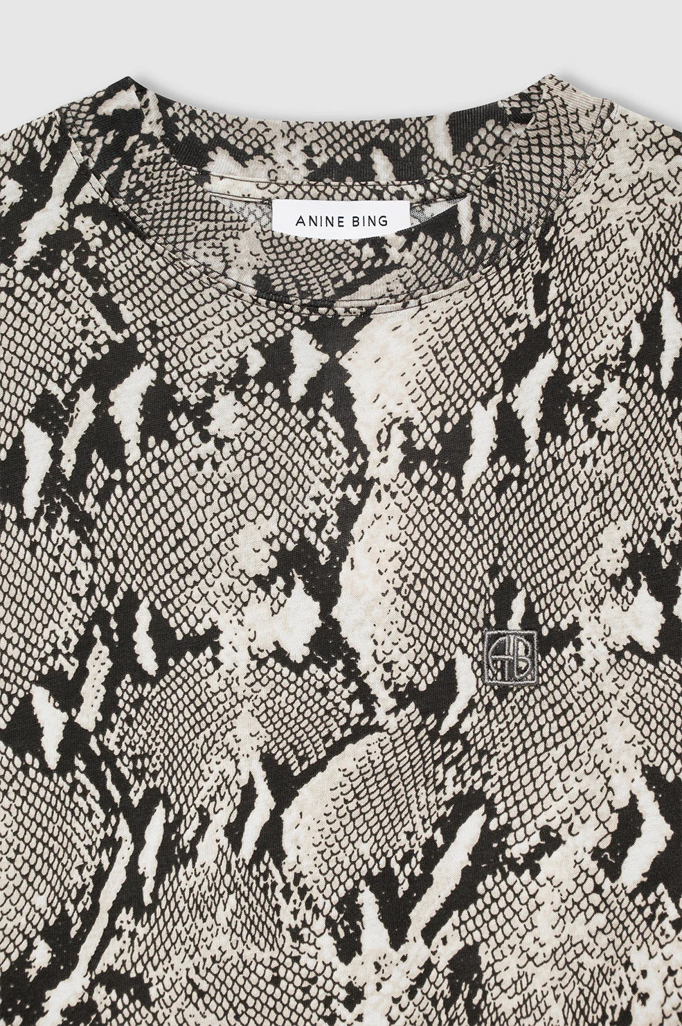 Avi Tee in Washed Python