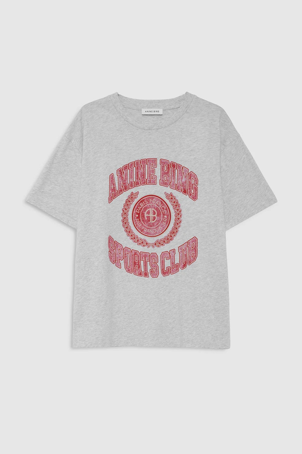 Cade Tee Collegiate in Grey