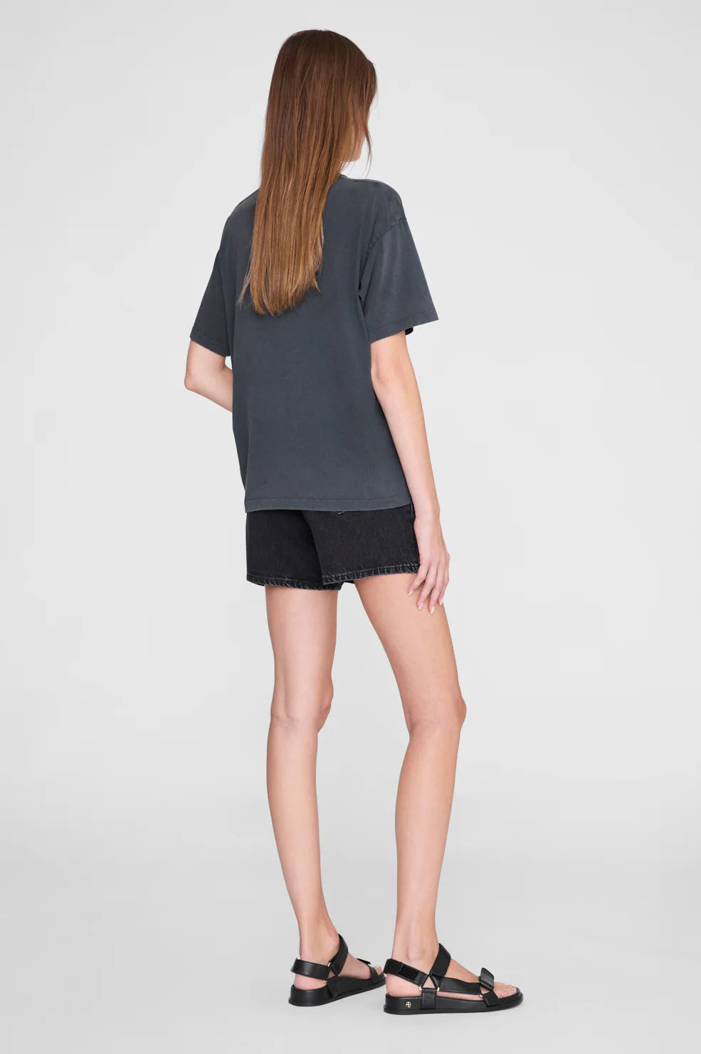 Cade Tee Palms in Washed Grey