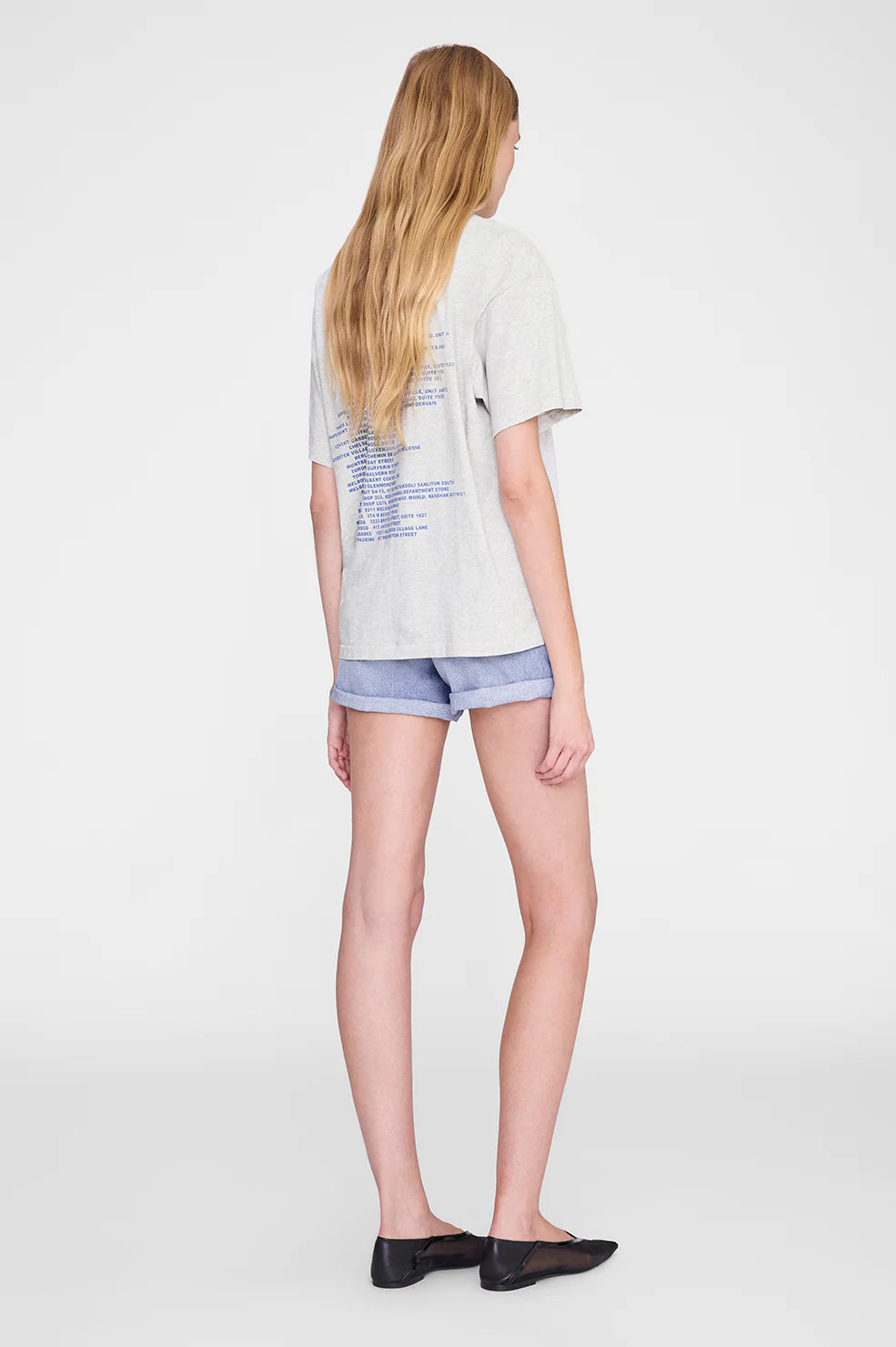 Cade Tee Wave in Heather Grey