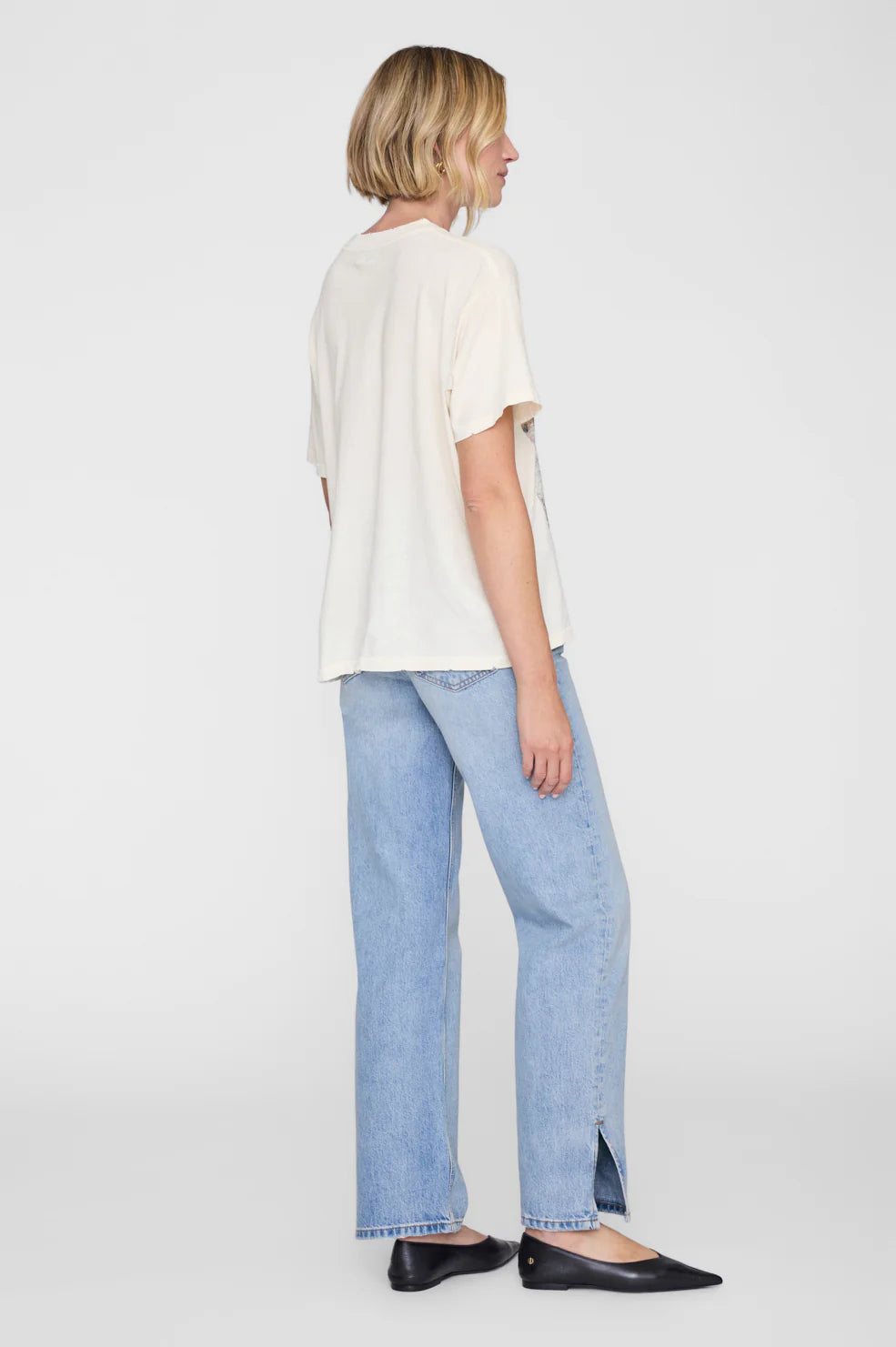 Cade Tee Wildflowers in Off-White