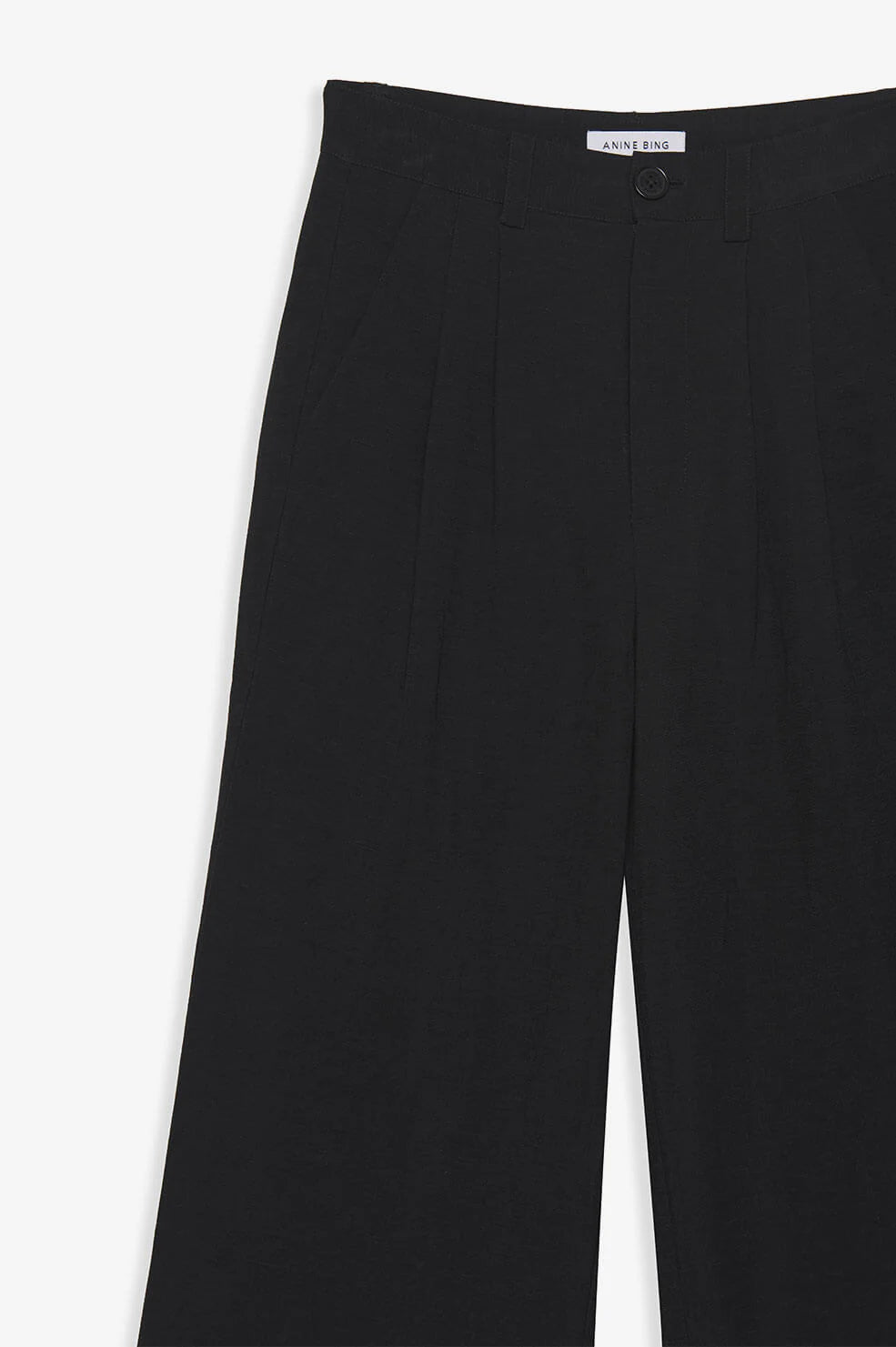 Carrie Pant in Black Linen Blend