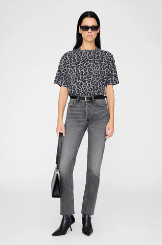 Cohen Tee in Grey Leopard