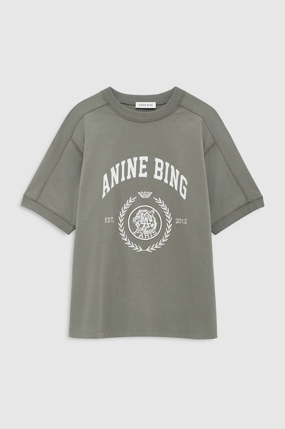 Jaylin Tee Collegiate in Washed Sage
